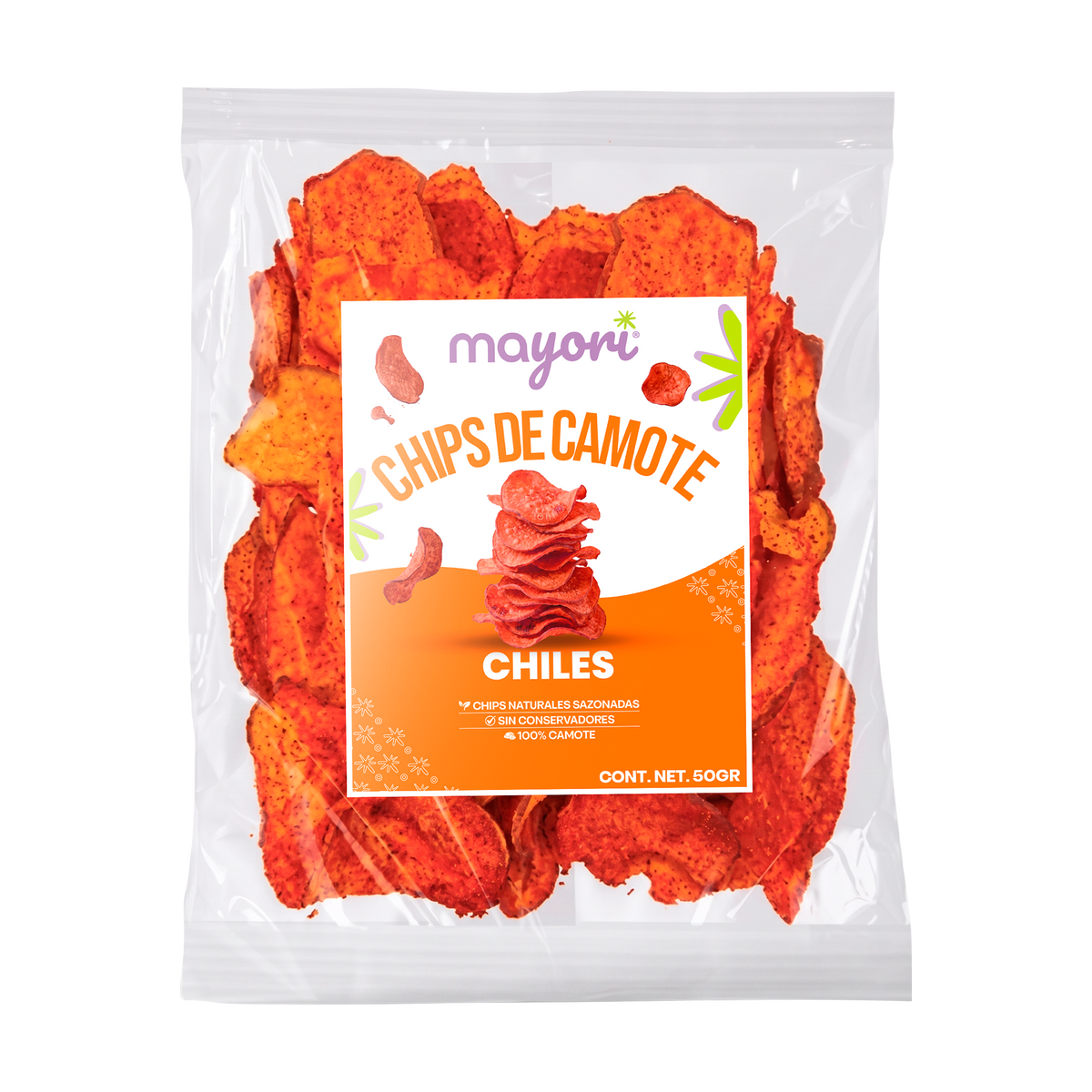 Chips de Camote - Chiles 50 gr
