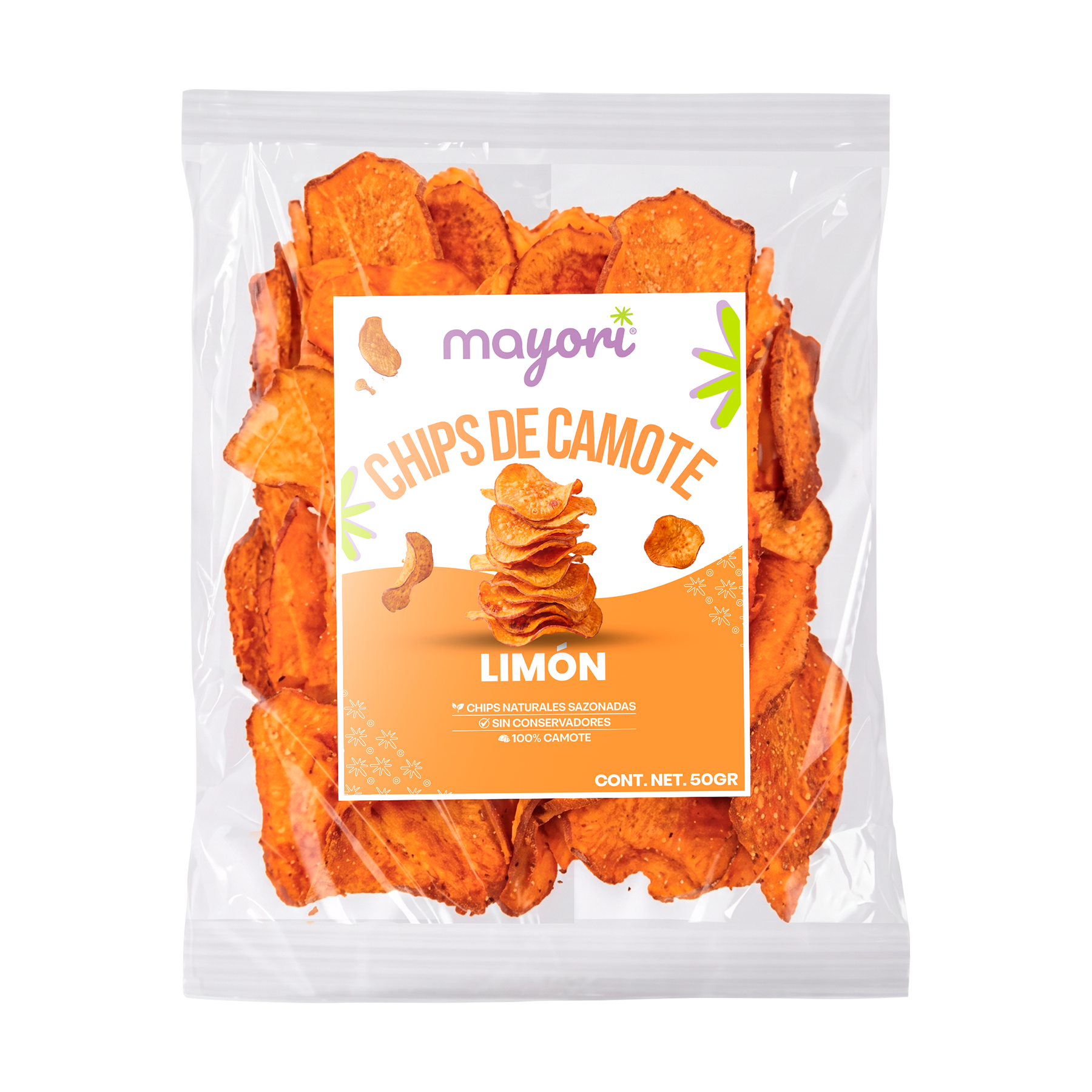 Chips de Camote - Limón 50 gr