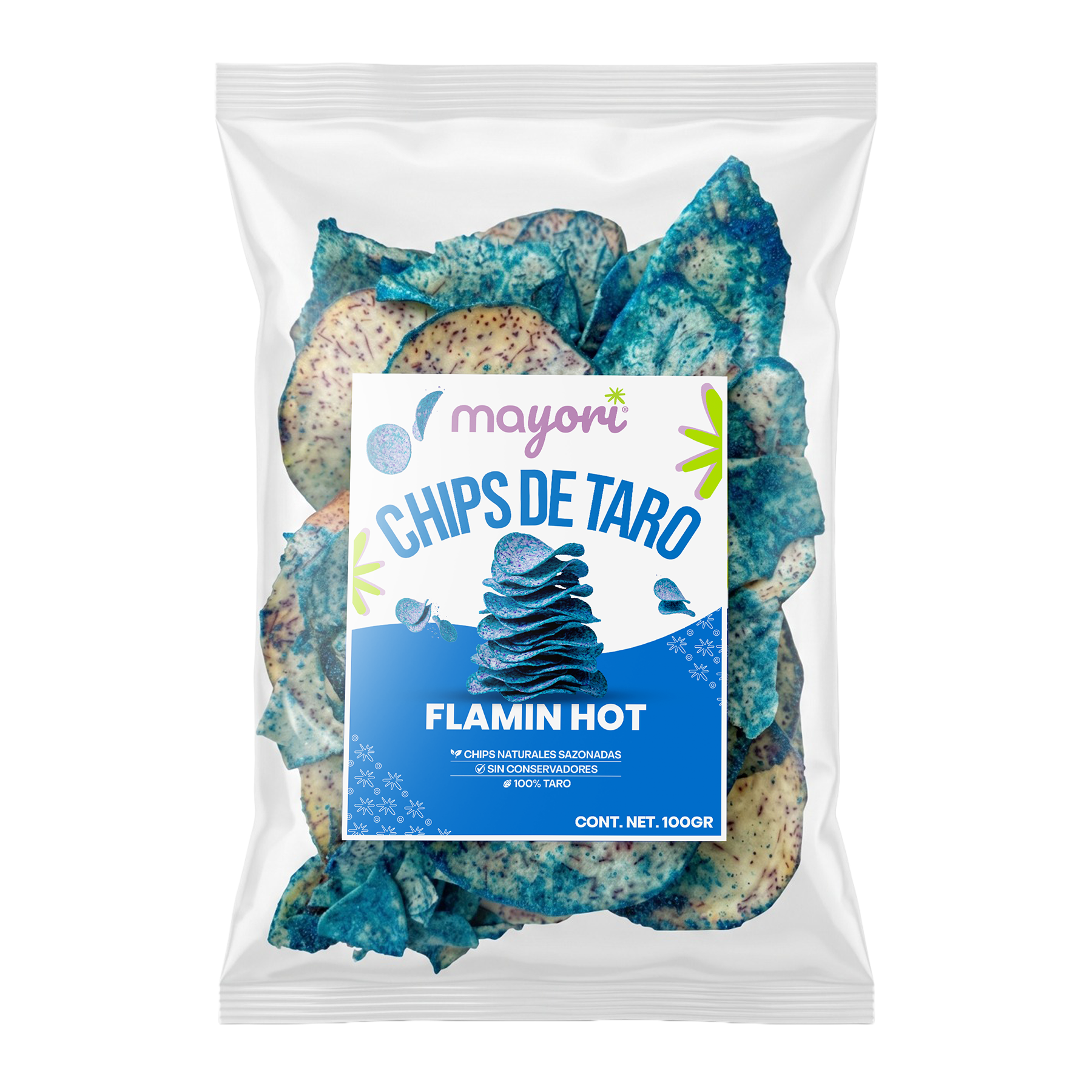 Chips de Taro - Flamin' Hot 100 gr