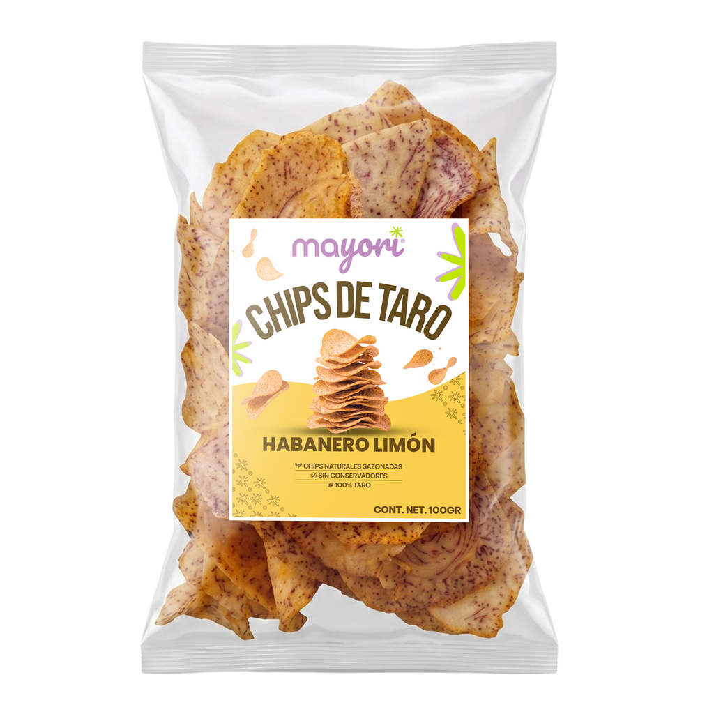 Chips de Taro - Habanero Limón 100 gr