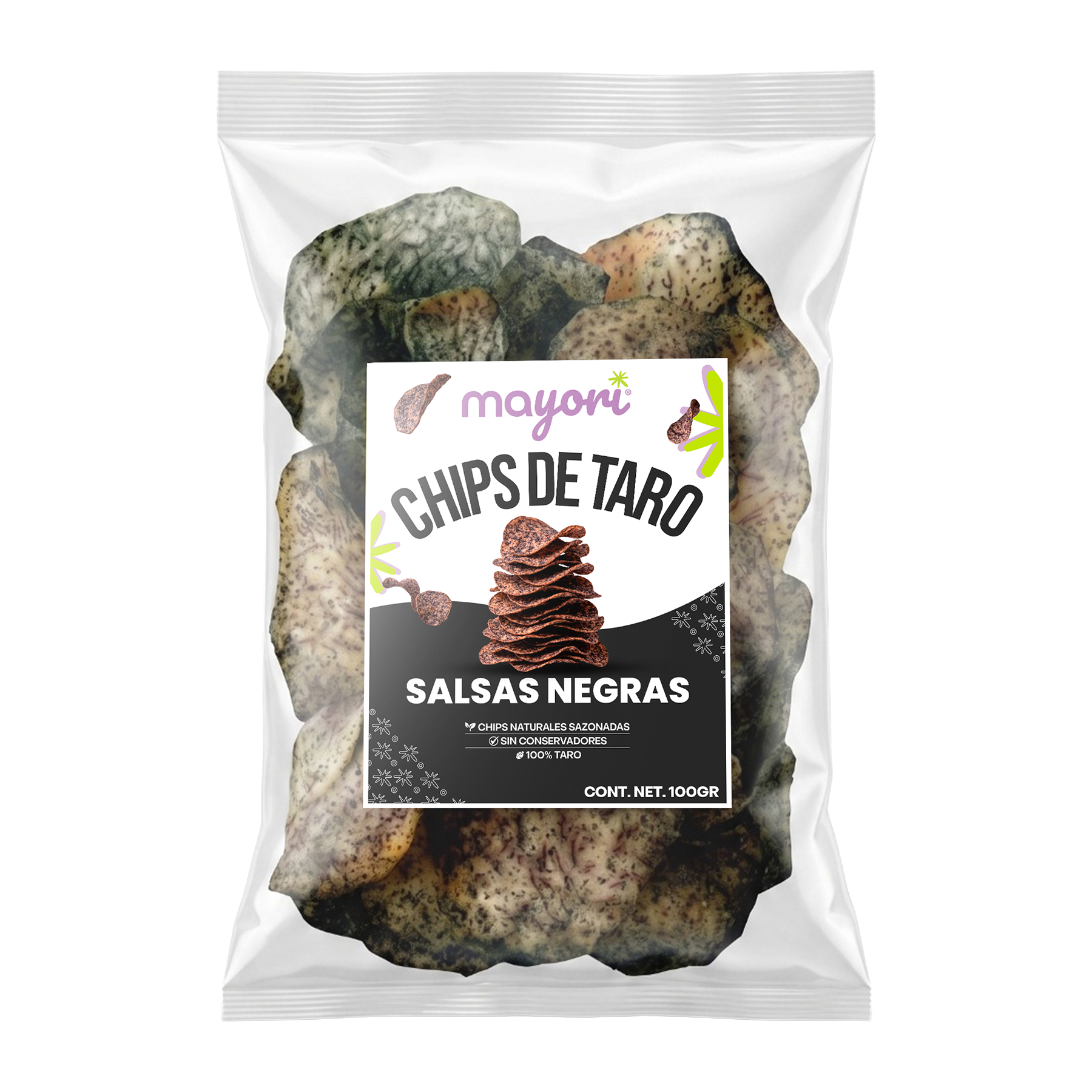 Chips de Taro - Salsas Negras 100 gr