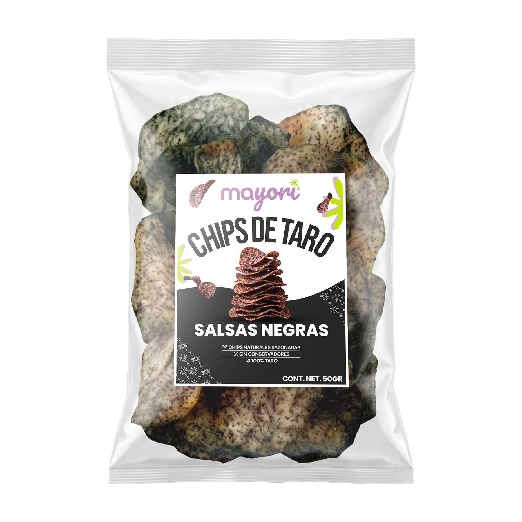 Chips de Taro - Salsas Negras 50 gr